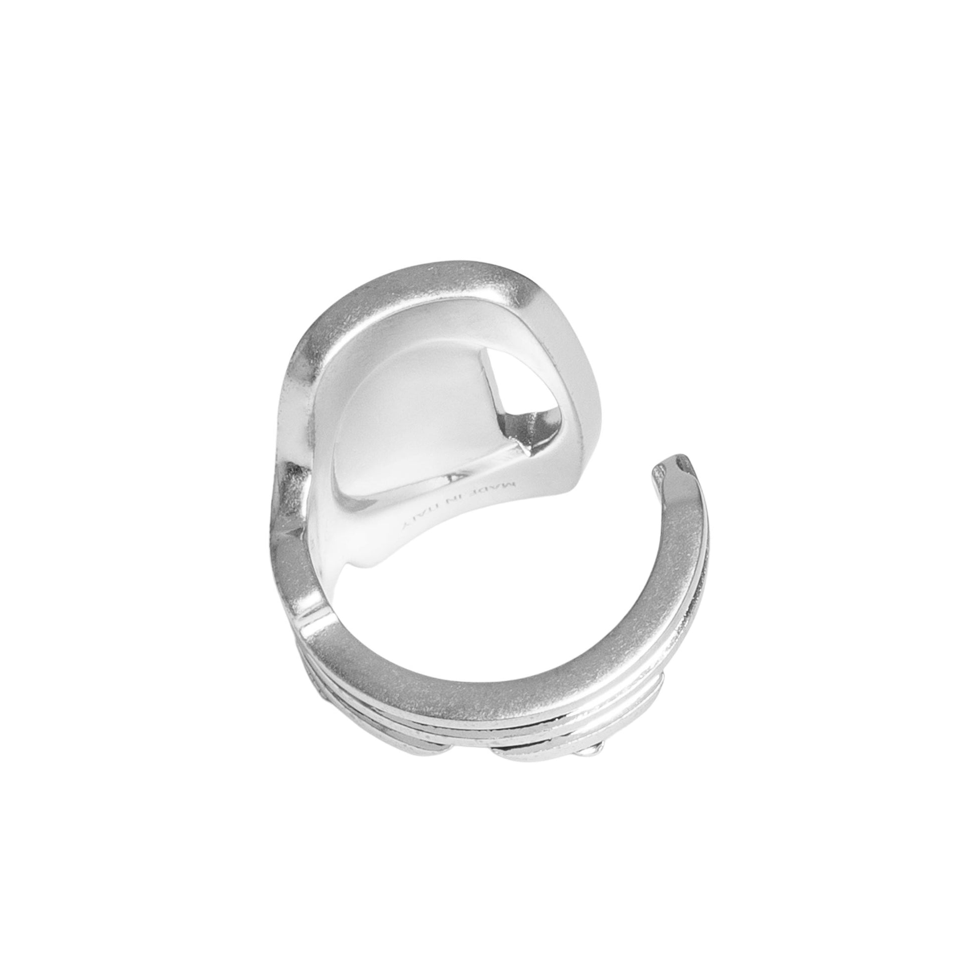 MM6 Maison Margiela Ring Silver Detail view 4 | Gate