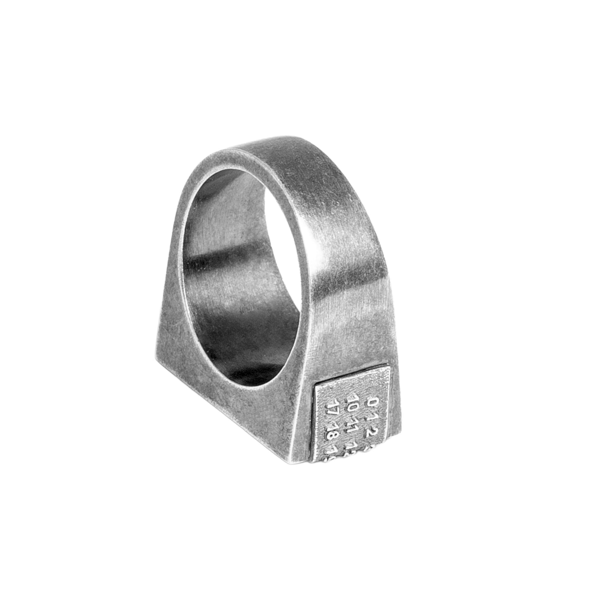 MM6 Maison Margiela Ring Silver Detail view 5 | Gate