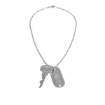 MM6 Maison Margiela Necklace Silver Detail view 1 | Gate