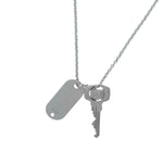 MM6 Maison Margiela Necklace Silver Detail view 3 | Gate