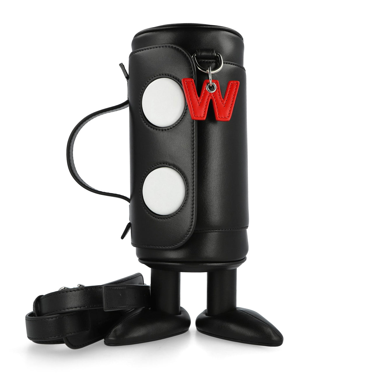 Walter Van Beirendonck My Cilinder Friend Bag Comb. I Black Hand Bag 9009 Detail View 1 | GATE
