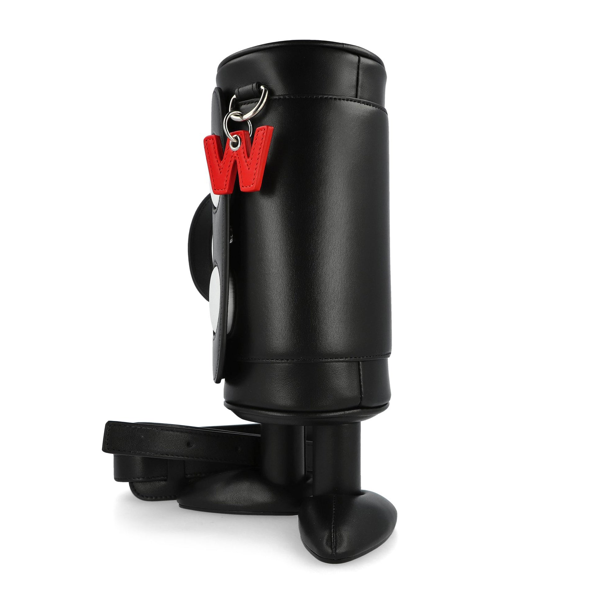 Walter Van Beirendonck My Cilinder Friend Bag Comb. I Black Hand Bag 9009 Detail View 4 | GATE
