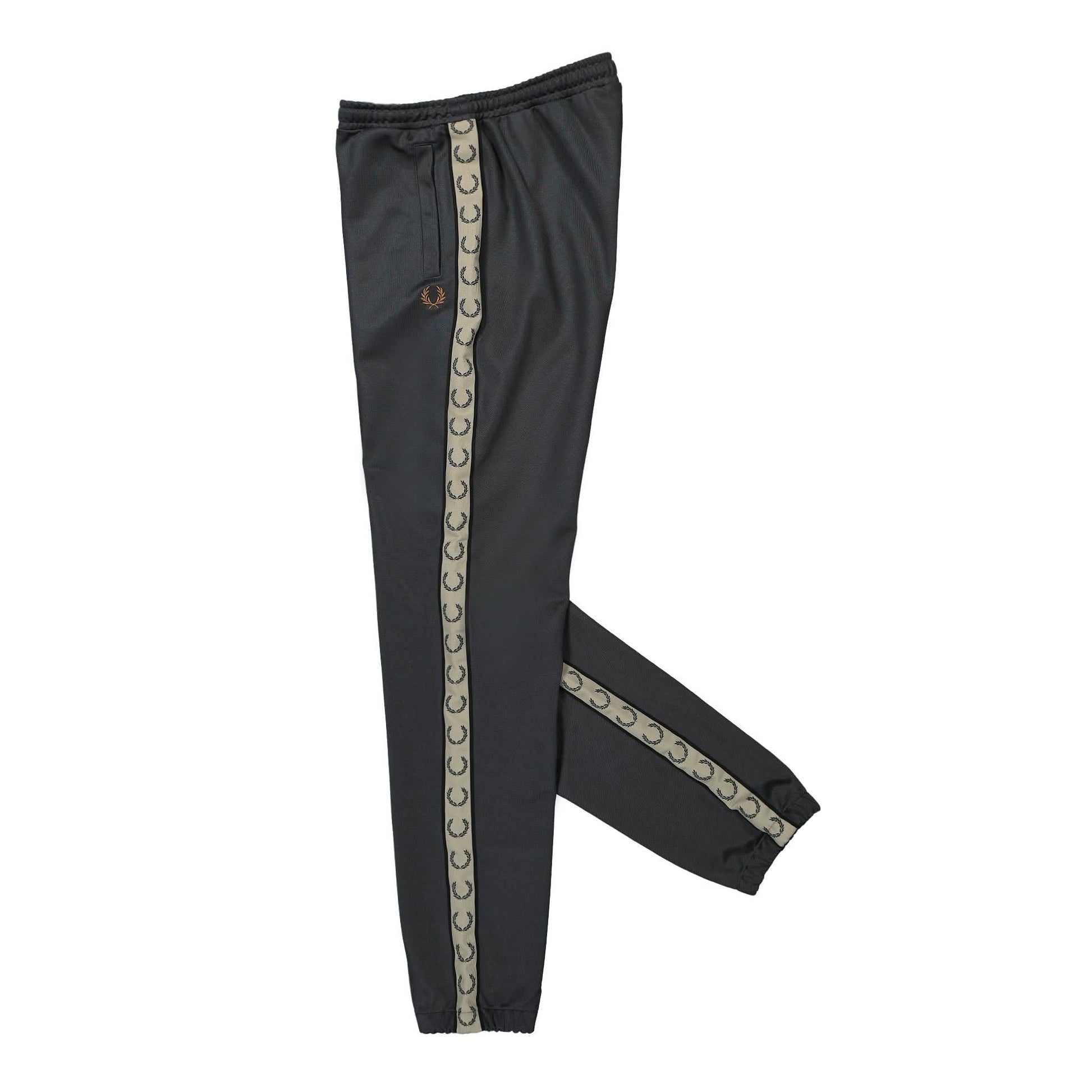 Fred Perry Seasonal Taped Track Pant Grey Detail view 3 | Gate