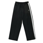 Fred Perry Wide Leg Track Pant Black Detail view 1 | Gate