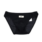 GmbH Swim Brief Black Swim Trunks Tonsee Detail View 1 | GATE

