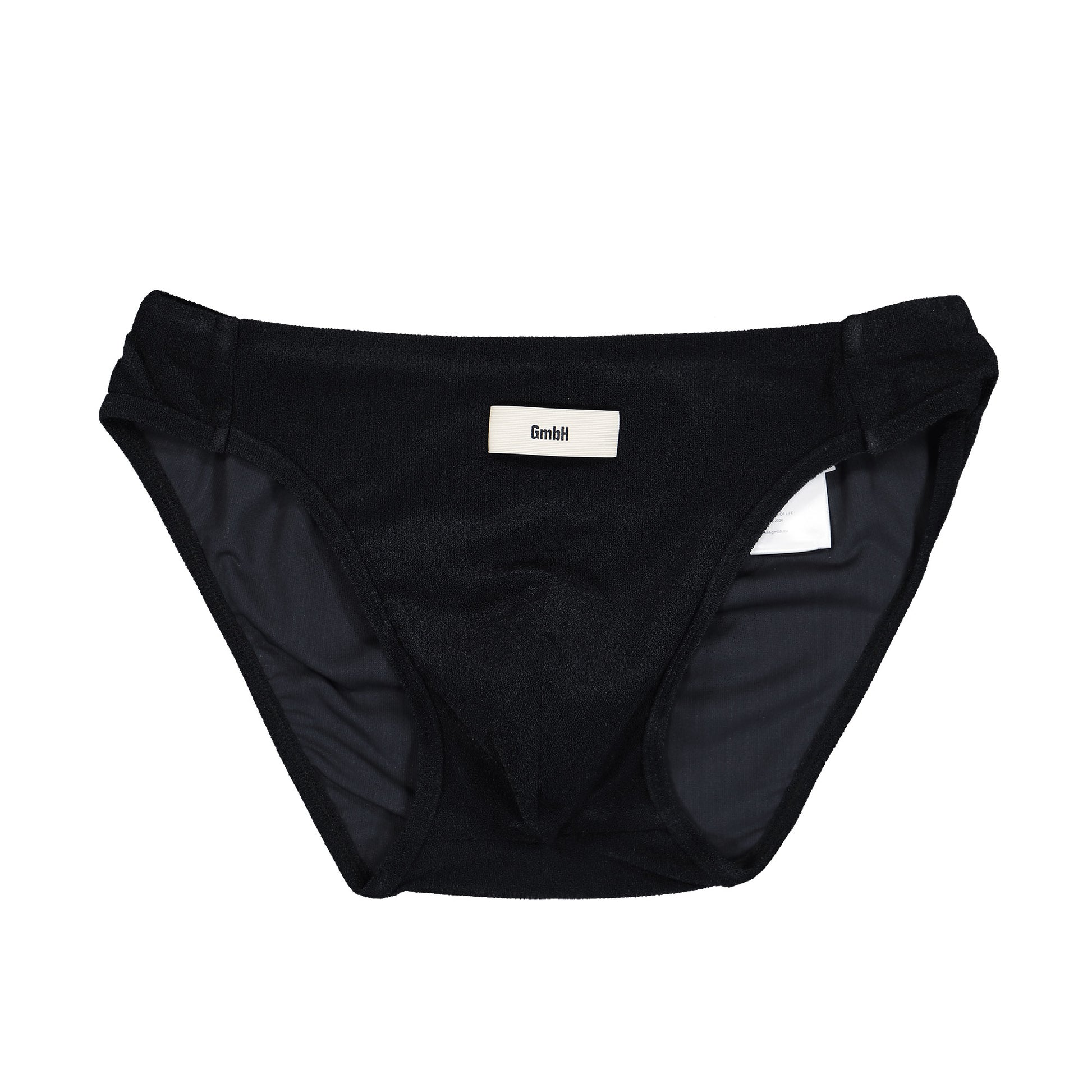 GmbH Swim Brief Black Swim Trunks Tonsee Detail View 1 | GATE
