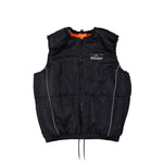 Prototypes Trackpant Gilet Black Vest PT09OW04USBK Detail View 1 | GATE
