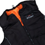 Prototypes Trackpant Gilet Black Vest PT09OW04USBK Detail View 3 | GATE
