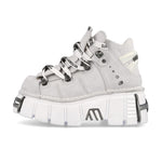VETEMENTS New Rock Platform Sneakers White Sneaker UA53SN200W Detail View 1 | GATE
