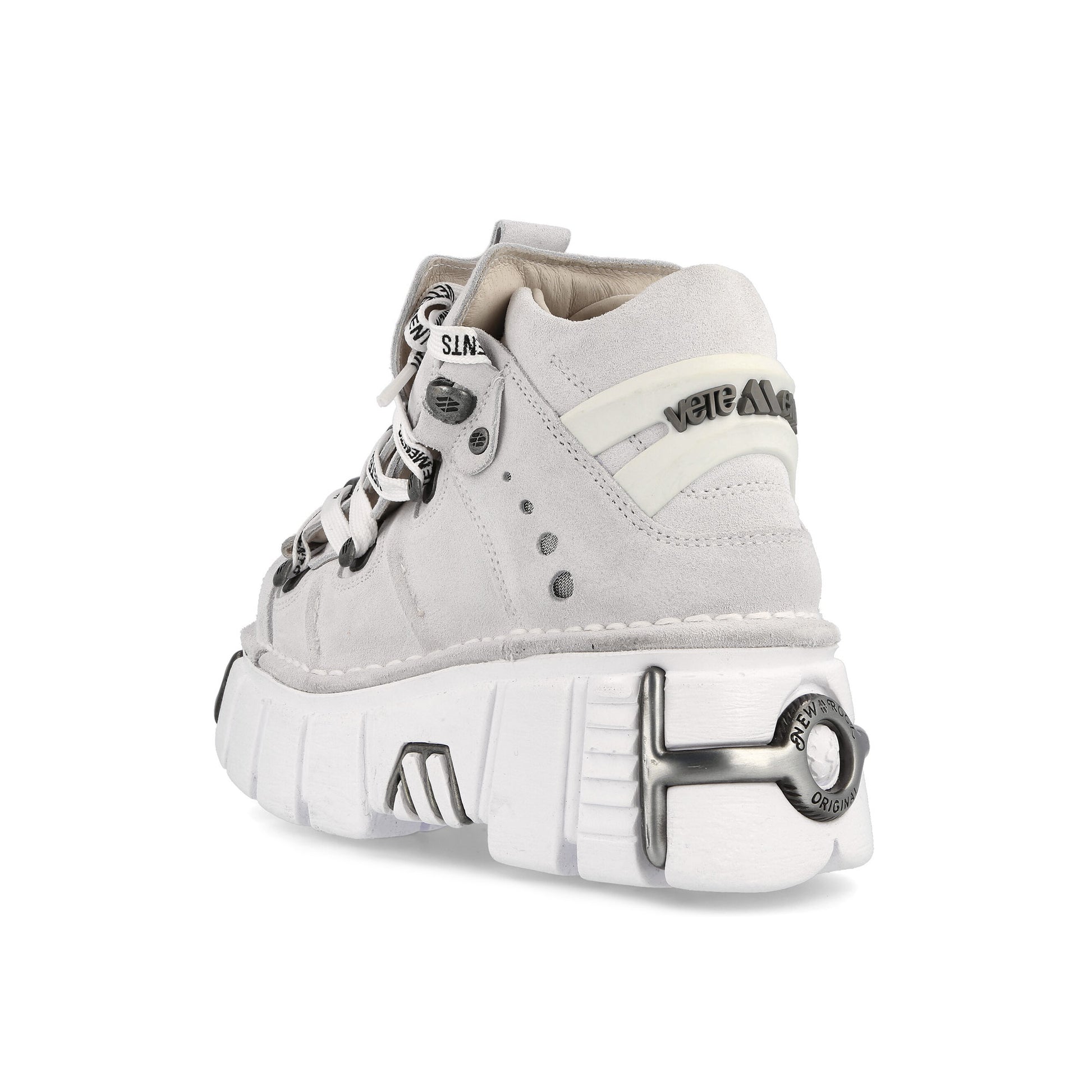 VETEMENTS New Rock Platform Sneakers White Sneaker UA53SN200W Detail View 3 | GATE
