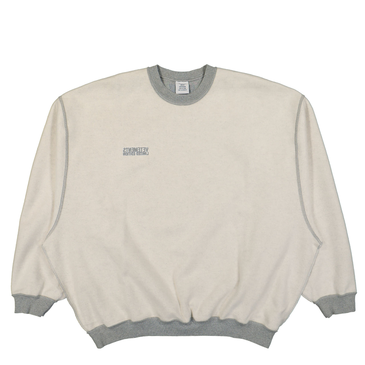 Inside-Out Label Sweatshirt