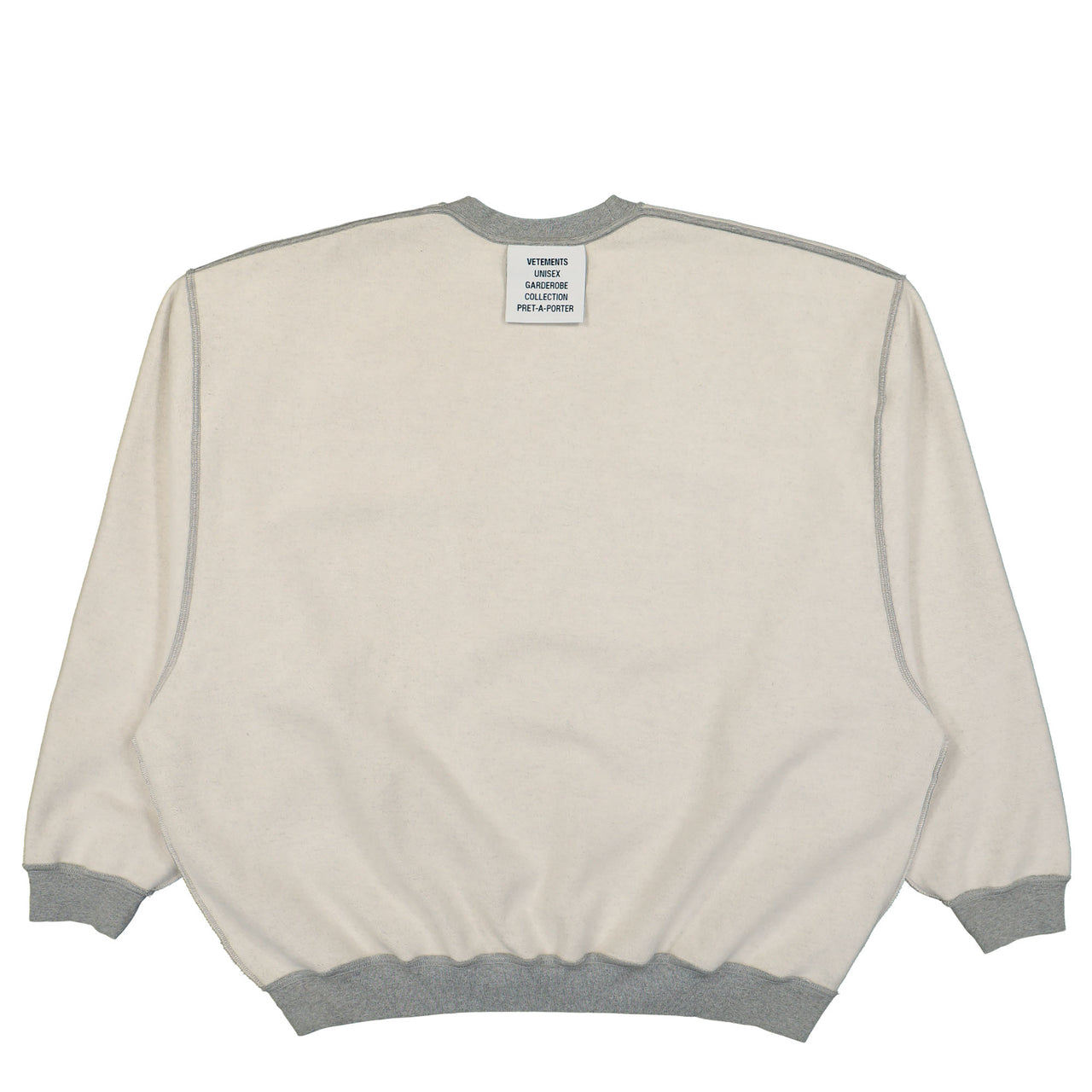 Inside-Out Label Sweatshirt