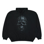 Black Skull Metal Hoodie