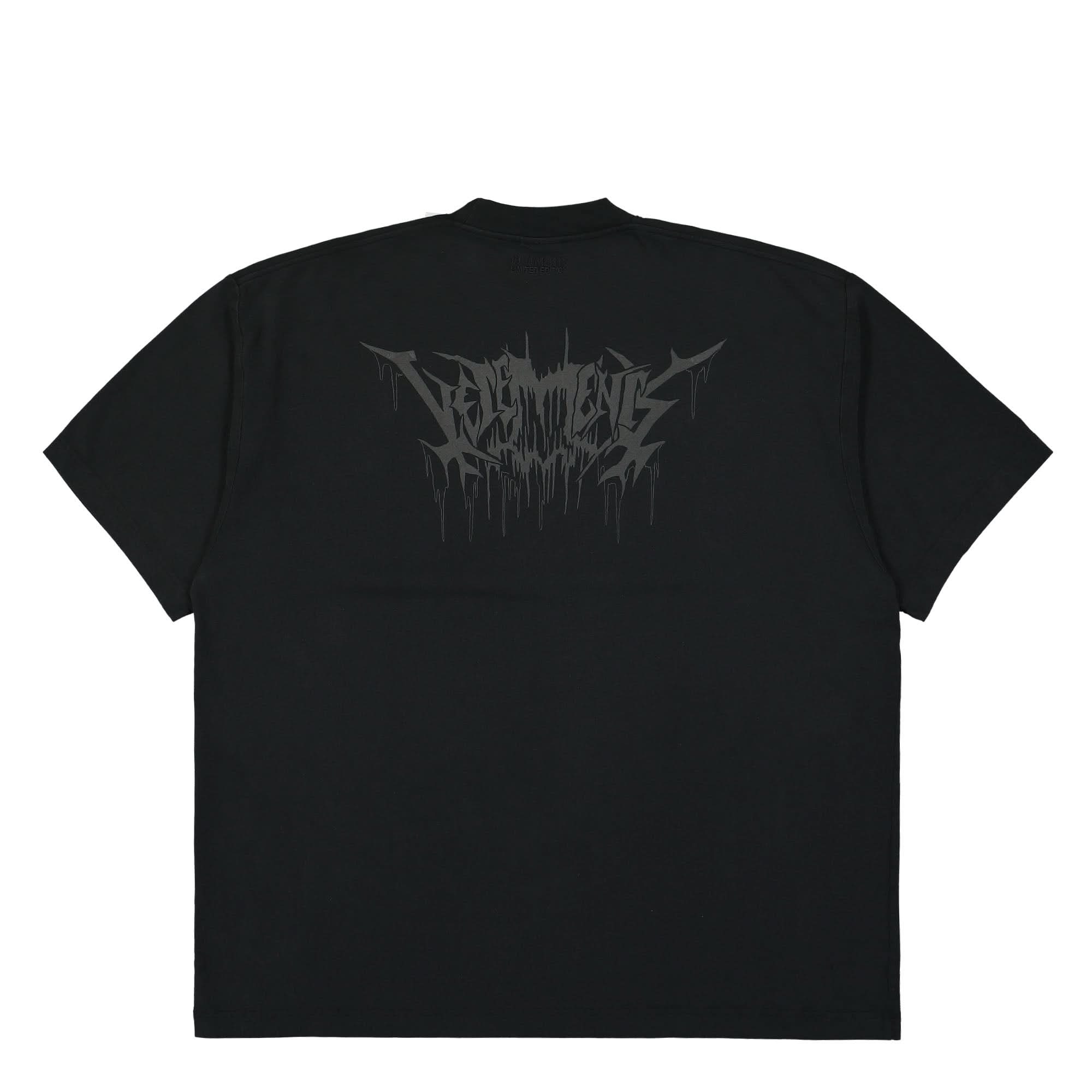 Black Skull Metal T-Shirt GATE - Main Image
