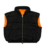 Logo Bomber Reversible Vest with a Hood