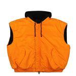 Logo Bomber Reversible Vest with a Hood