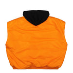 Logo Bomber Reversible Vest with a Hood