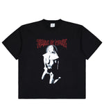 Cradle of Filth x VETEMENTS Cof Iconic Nun Metalized T-Shirt Black T-Shirts UCF76MT501B Detail View 1 | GATE