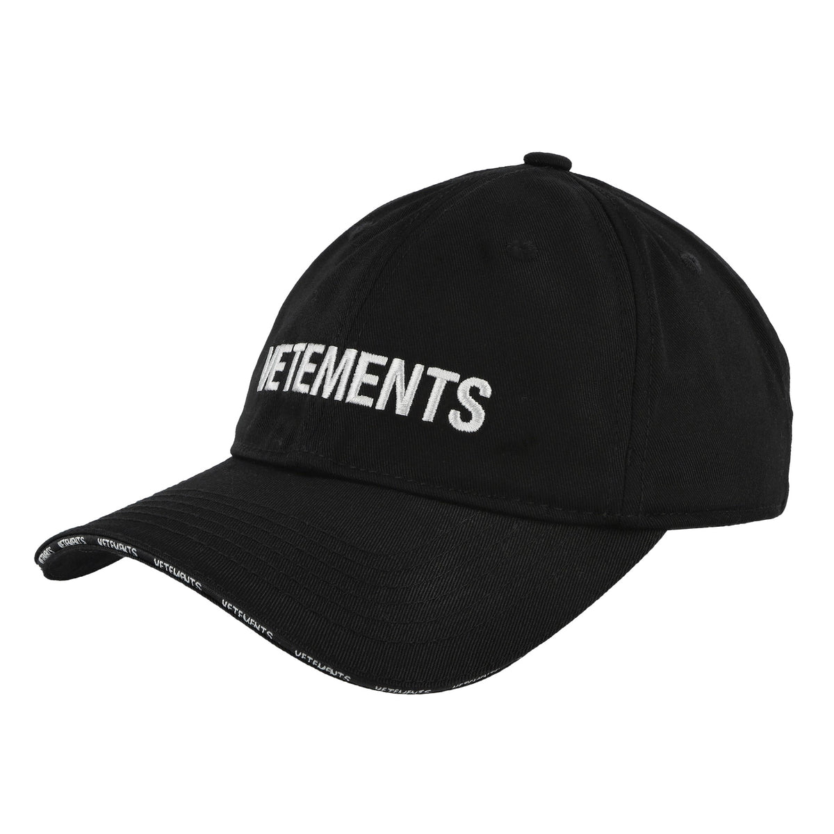 VETEMENTS Iconic Logo Cap Black Caps UE54CA180B Detail View 1 | GATE