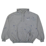VETEMENTS Scribbled Hoodie Grey Detail view 1 | Gate