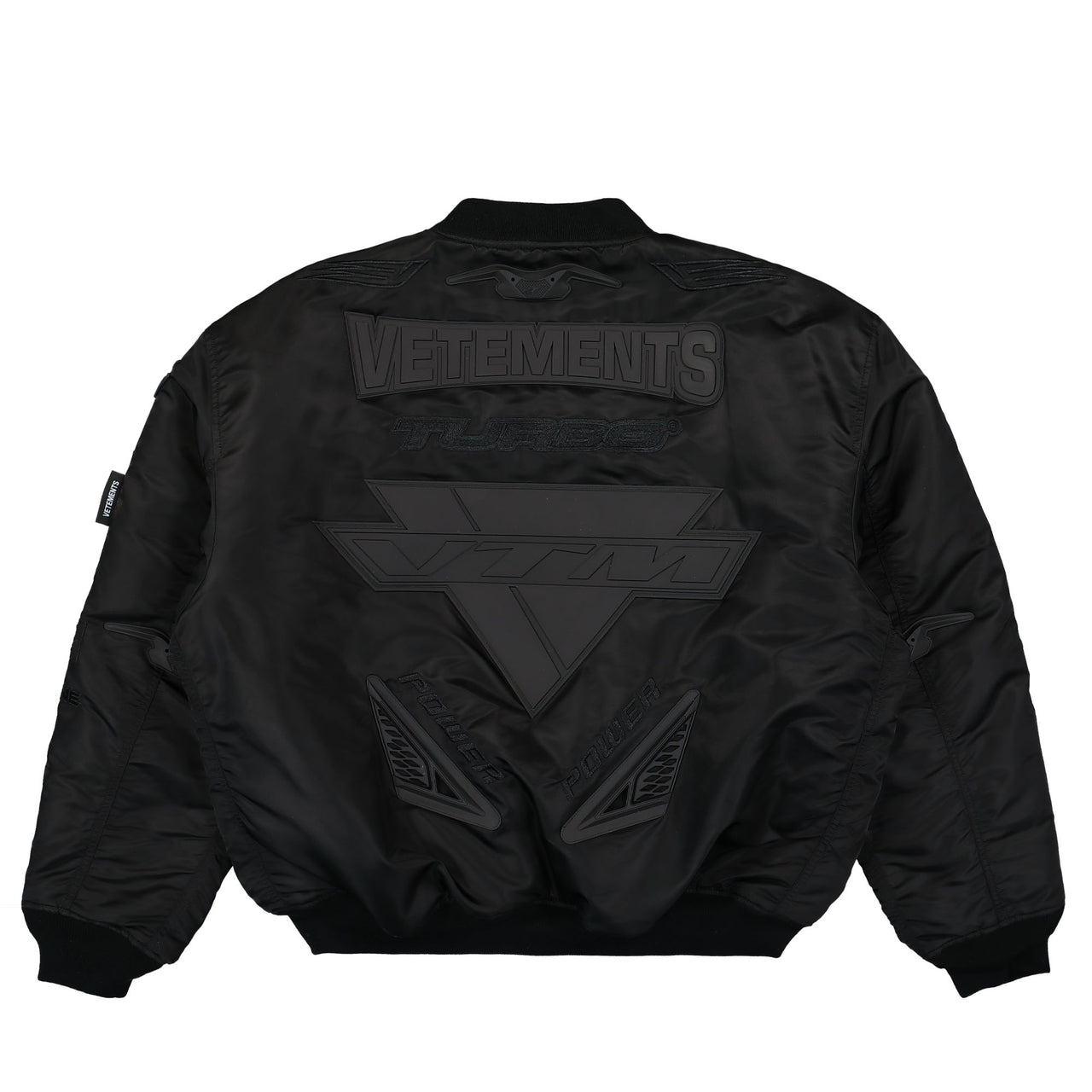 Blackout Motorcycle Bomber Jacket