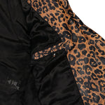 Leopard Boxy Leather Jacket