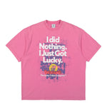 VETEMENTS I Got Lucky T-Shirt Pink Detail view 1 | Gate