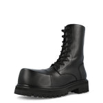 VETEMENTS Stomp Combat Boot Black Boots UH76BT800B Detail View 4 | GATE
