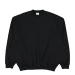 VETEMENTS Logo Oversized Sweatshirt Black Sweatshirts UH76CW100B Detail View 1 | GATE