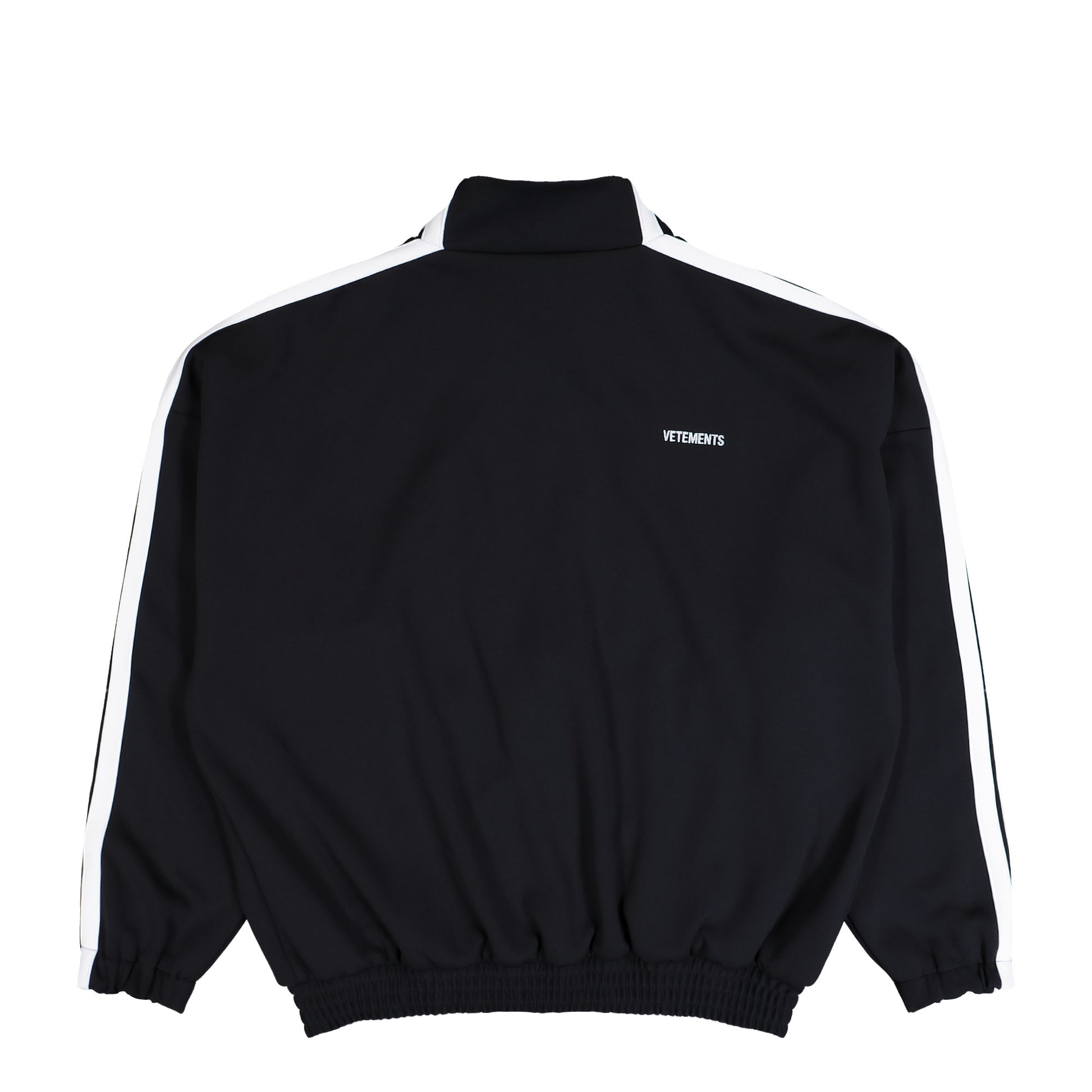 VETEMENTS Gym Jacket Black Tracksuit Tops UH76GJ300B Detail View 2 | GATE
