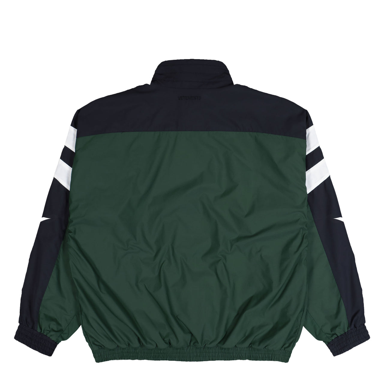 VETEMENTS Iconic Tracksuit Jacket Green / Black Tracksuit Tops UH76GJ500E Detail View 1 | GATE

