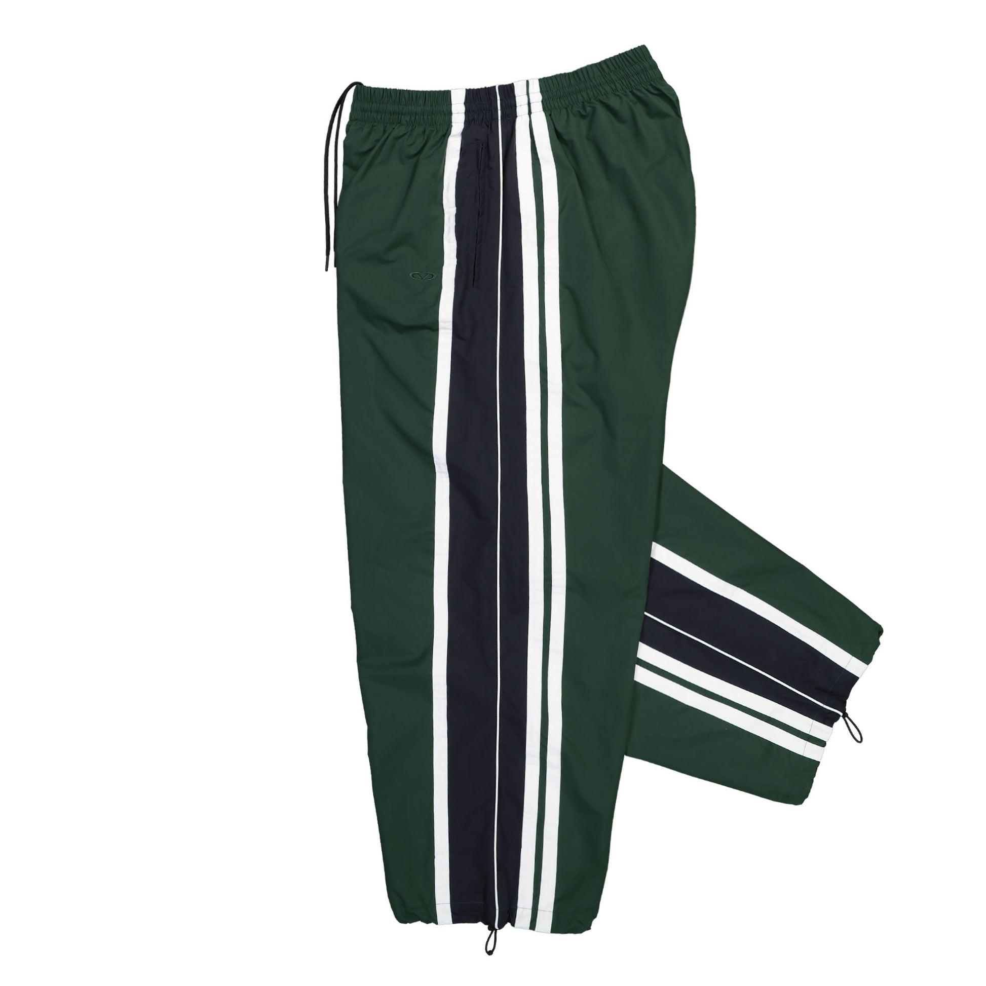 VETEMENTS Iconic Tracksuit Pants Green / Black Sweat & Track Pants UH76GP500E Detail View 3 | GATE
