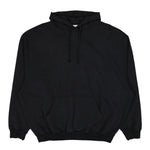 VETEMENTS Logo Oversized Hoodie Black Hoodies UH76HD100B Detail View 1 | GATE
