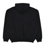 VETEMENTS Logo Oversized Hoodie Black Hoodies UH76HD100B Detail View 2 | GATE