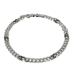 VETEMENTS Logo Chain Necklace Silver Necklaces UH76NE850S Detail View 1 | GATE
