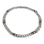 VETEMENTS Logo Chain Necklace Silver Necklaces UH76NE850S Detail View 2 | GATE