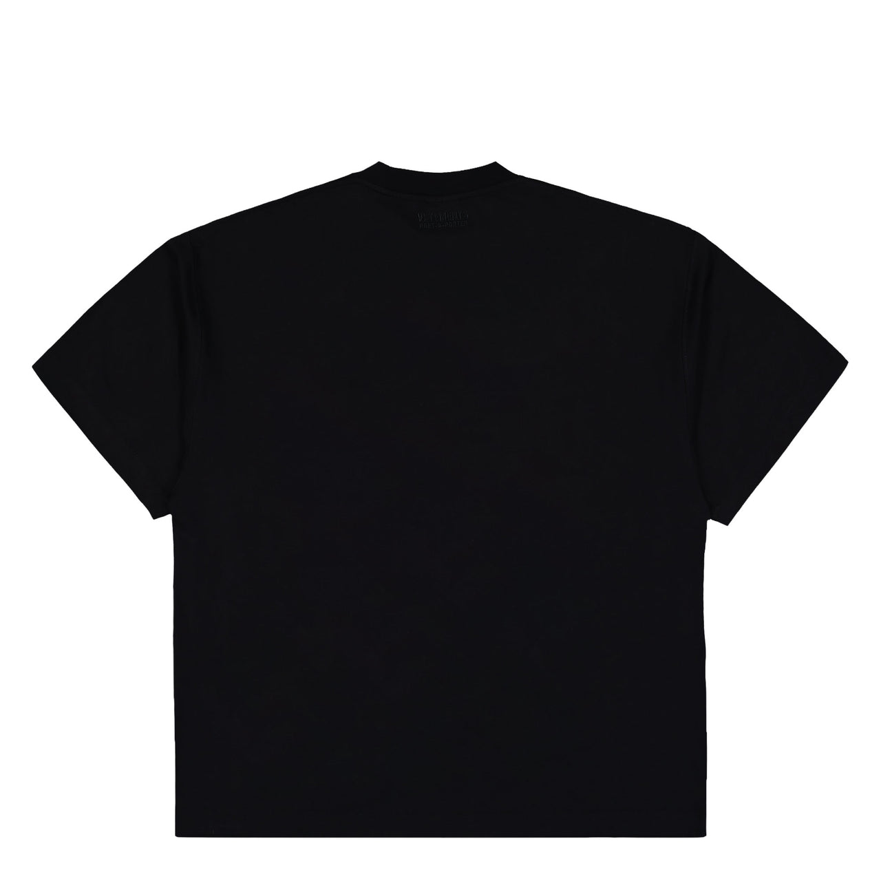 VETEMENTS Logo Regular T-Shirt Black T-Shirts UH76TR100B Detail View 1 | GATE