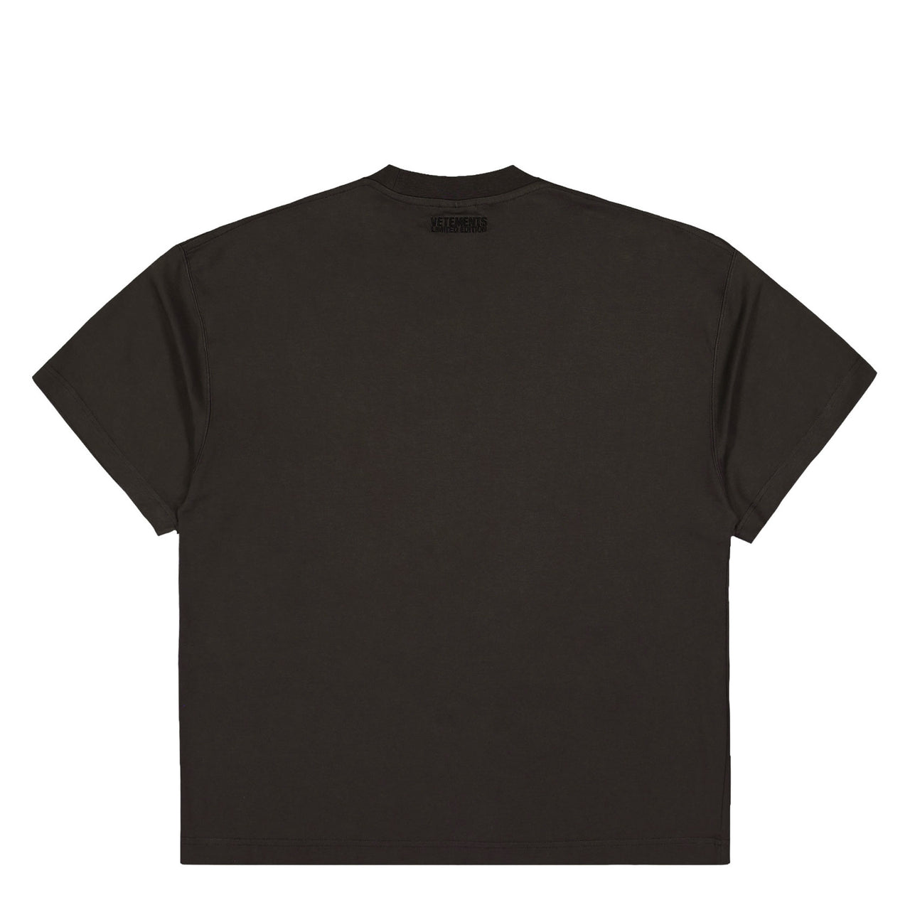 VETEMENTS Bats Logo Regular T-Shirt Chocolate Brown T-Shirts UH76TR650C Detail View 1 | GATE