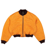 Regenerated Reversible Moire Bomber Jacket