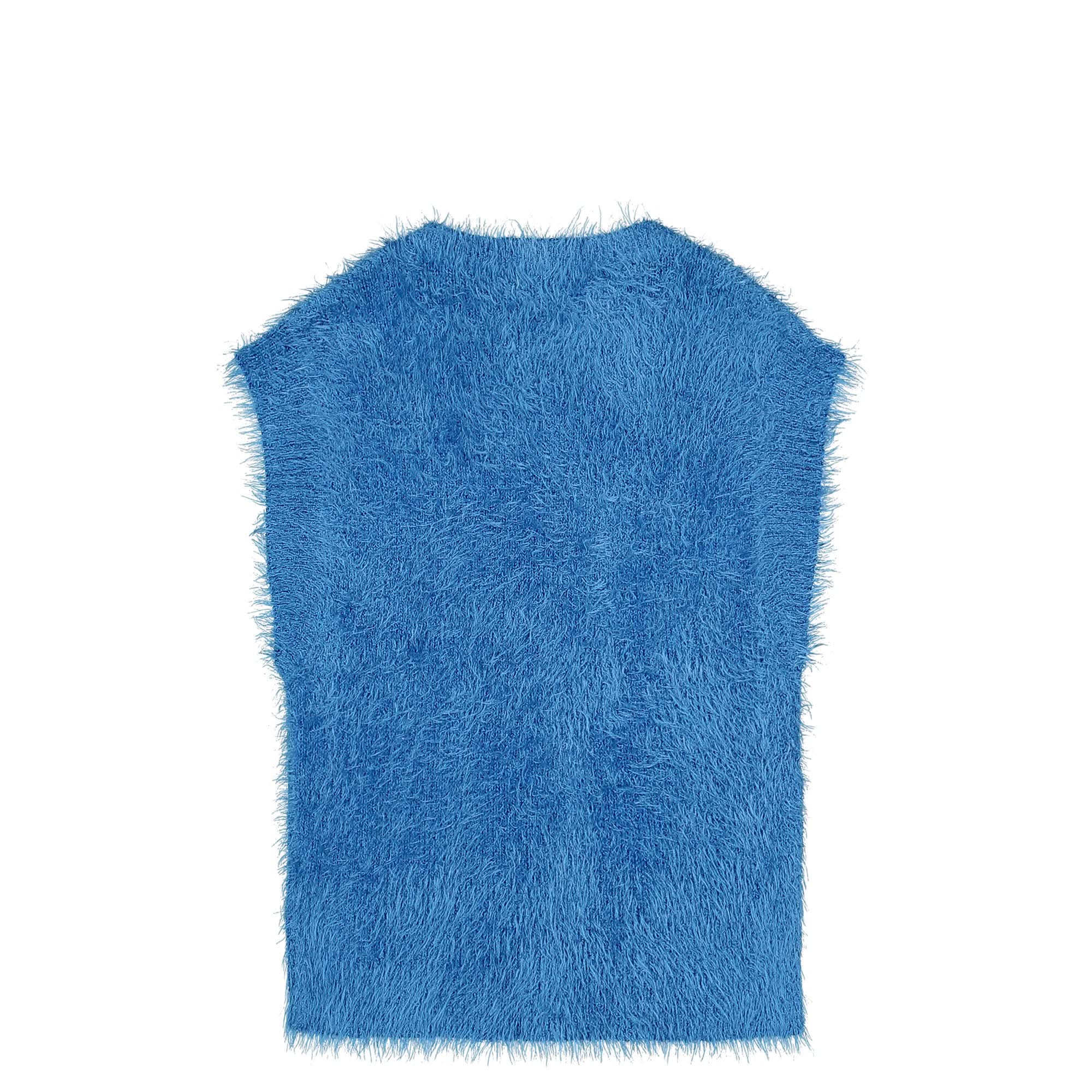 Wild Puffy Knit Sleeveless Pullover | GATE
