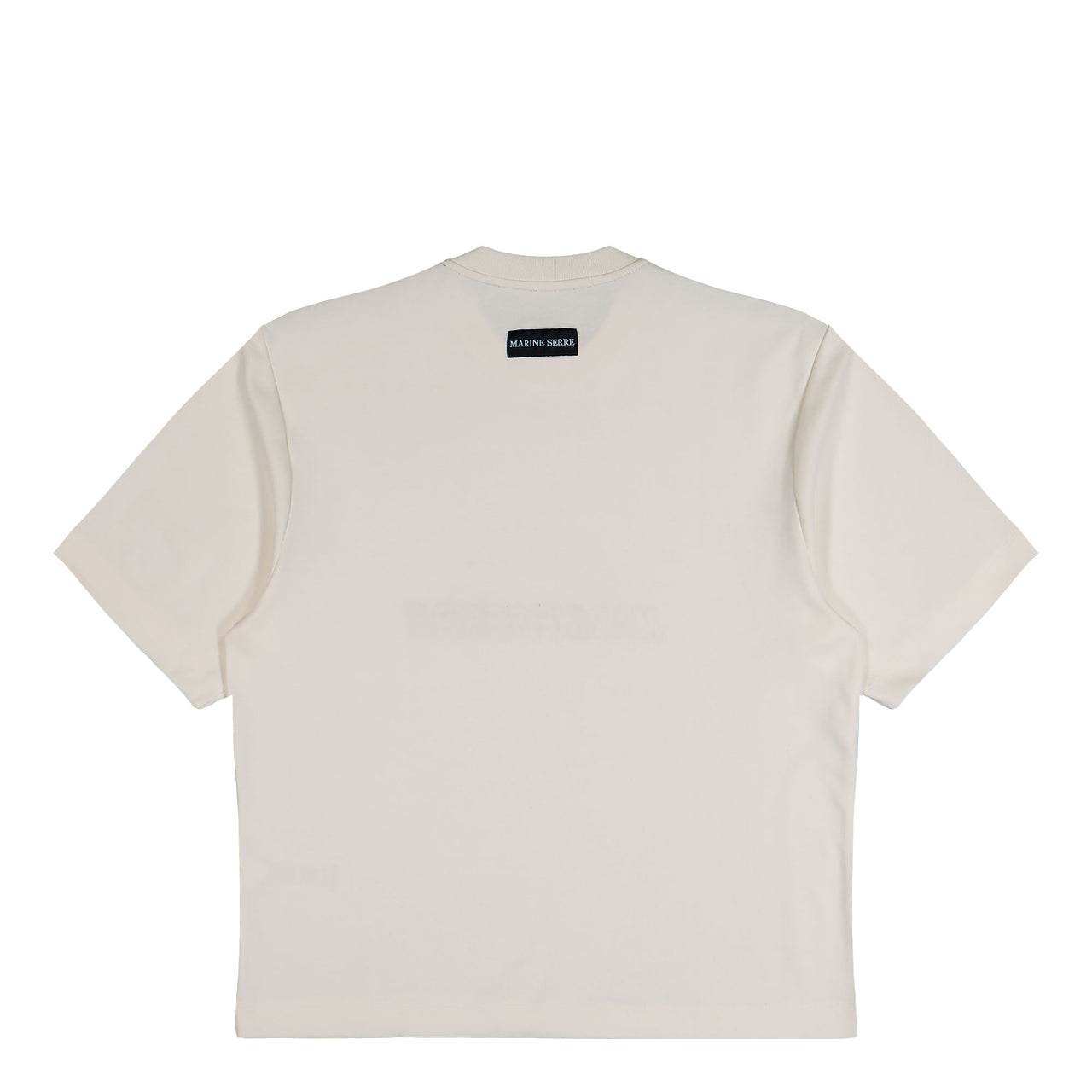 Marine Serre MS Sports Jersey Relaxed T-Shirt Pristine / Black T-Shirts UTT001ACJER0072-BG80 Detail View 1 | GATE