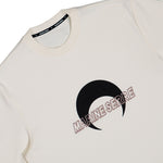 Marine Serre MS Sports Jersey Relaxed T-Shirt Pristine / Black T-Shirts UTT001ACJER0072-BG80 Detail View 3 | GATE