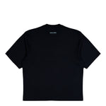 Marine Serre MS Sports Jersey Relaxed T-Shirt Black T-Shirts UTT001ACJER0072-BK97 Detail View 2 | GATE