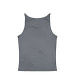 GmbH Tank Top With GmbH Print  Dark Grey Tops Vest3 Kili Detail View 2 | GATE
