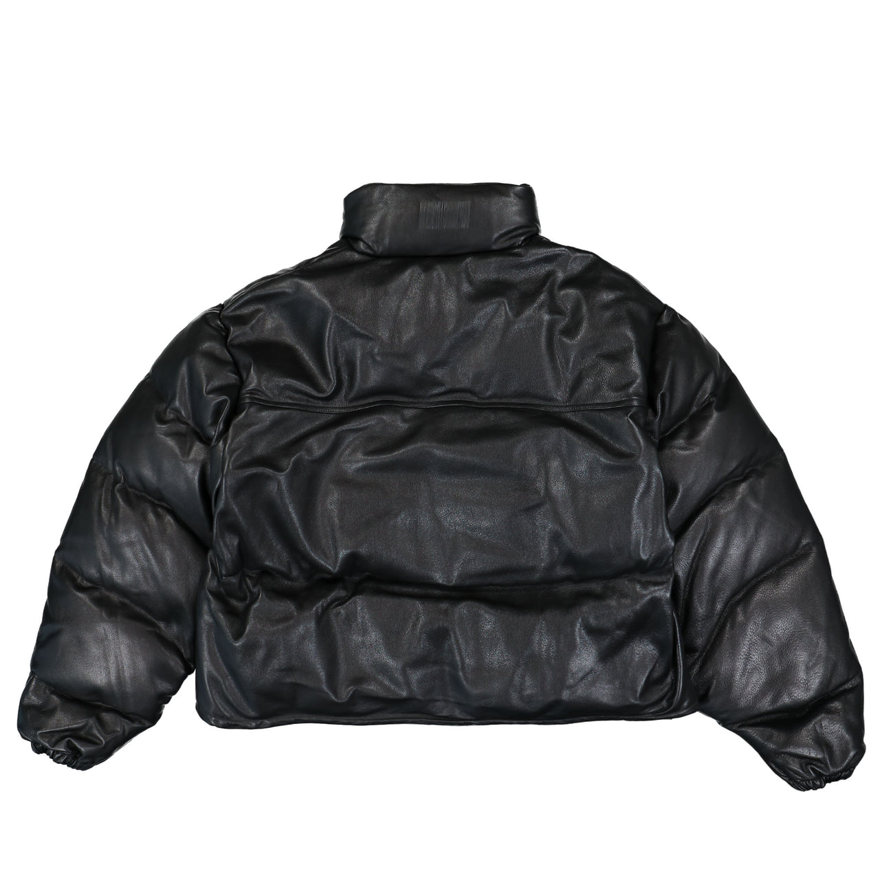 Leather Puffer Jacket