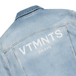 Embroidered VTMNTS Paris Denim Jacket