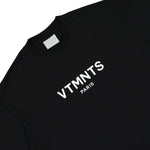 VTMNTS VTMNTS Paris Logo T-Shirt Black Detail view 3 | Gate
