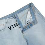 Embroidered VTMNTS Denim Jeans