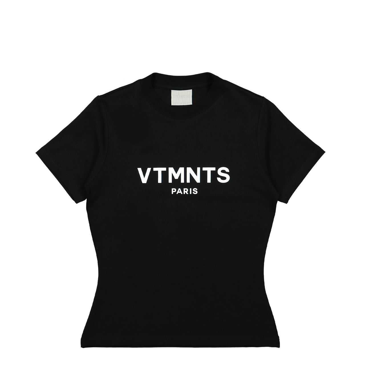 VTMNTS Paris Logo Fitted T-Shirt