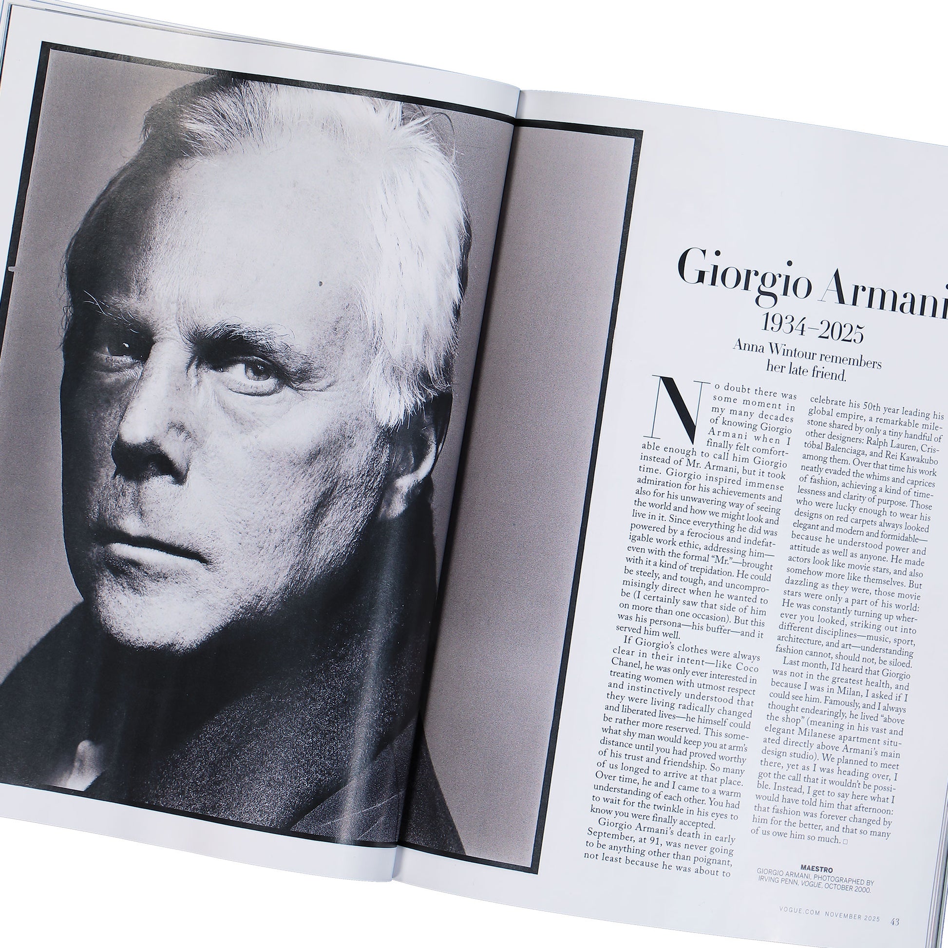 Vogue Magazine November 2025 Multicolor Magazines VGMNOV25 Detail View 3 | GATE